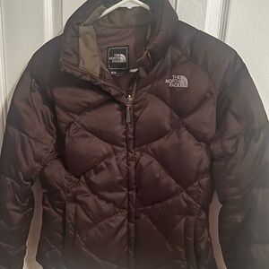 The North Face Chocolate Quilted Jacket